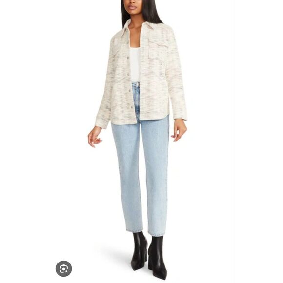 BB Dakota Steve Madden Cream Shacket - Picture 9 of 10